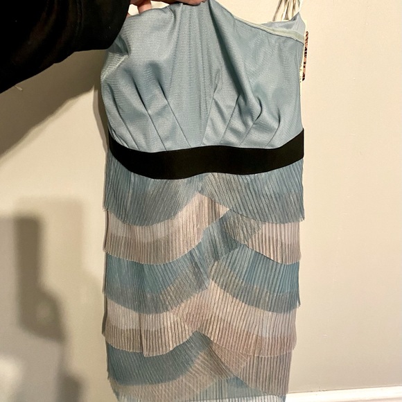 C. Luce blue strapless dress size M - Picture 3 of 3